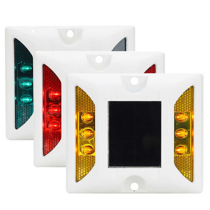 125 * 110 * 25mm Błękitne słoneczne LED sztuczki drogowe migające Cat's Eye Road Marker
