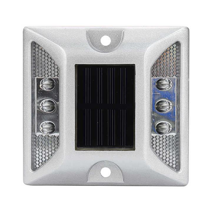 350g IP68 Słoneczne metalowe sztabki drogowe Biały kolor LED Do budowy dróg