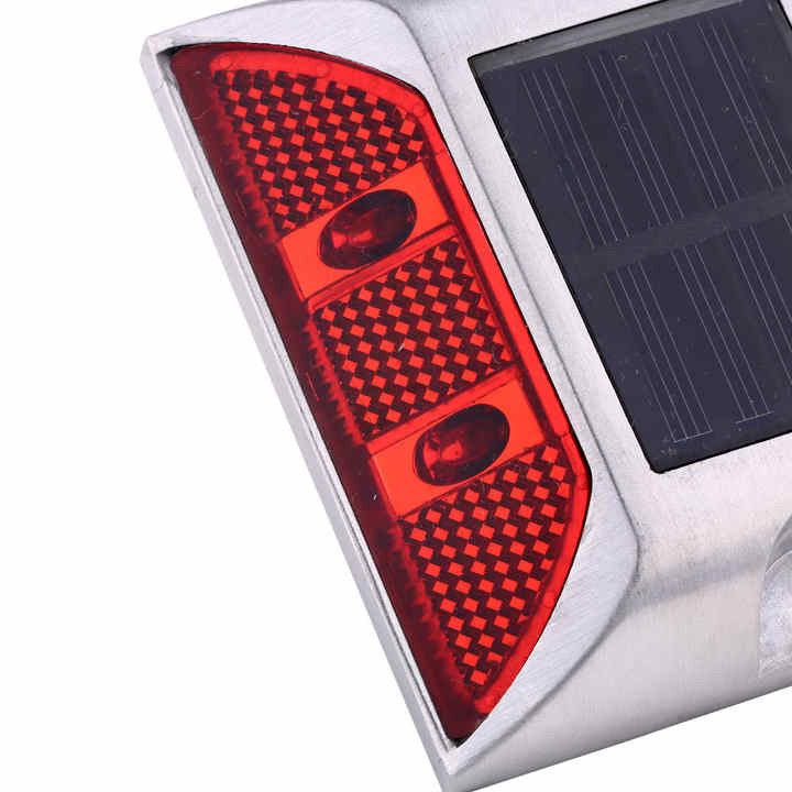 Czerwony Kolor Wysokiej Jasności LED Aluminium Solar Road Stud Certyfikat FCC