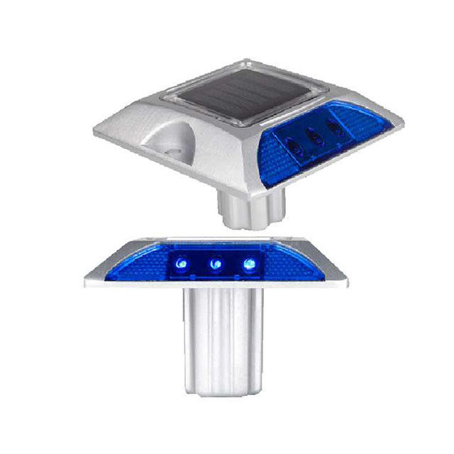 Beads Aluminium Solar LED Road Stud Reflektory Błyskotliwy Tryb dla drogi ruchu drogowego