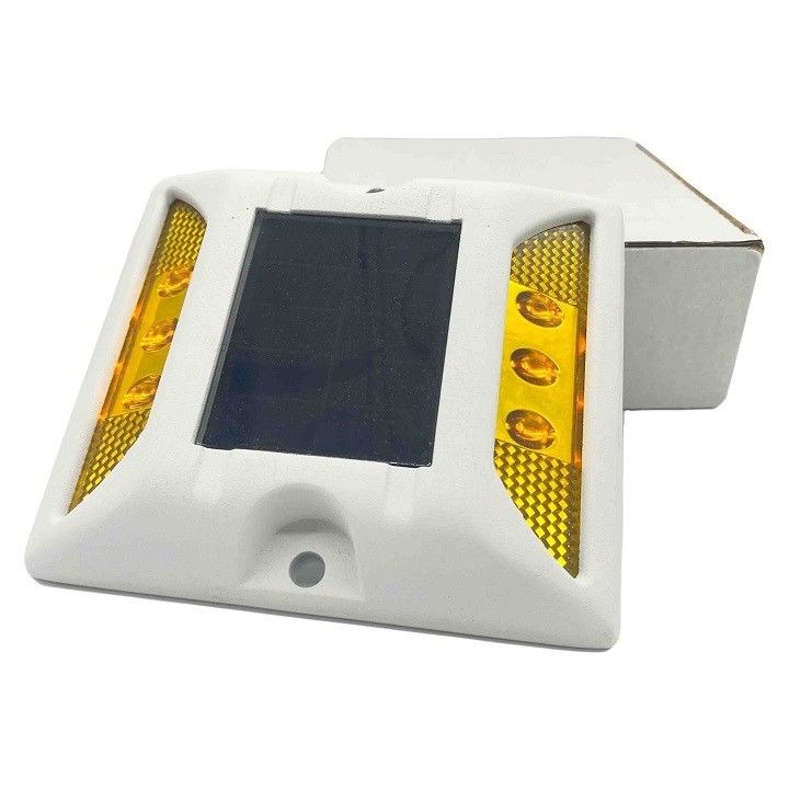 Anti-UV PC Solar LED Road Stud Reflexors Custom Solar Paving Marker