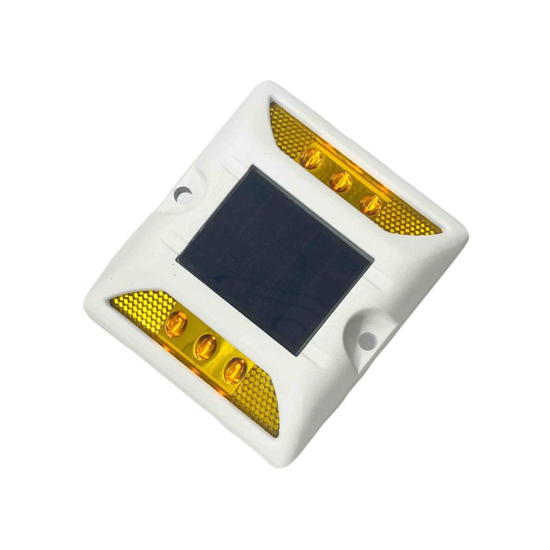 Anti-UV PC Solar LED Road Stud Reflexors Custom Solar Paving Marker