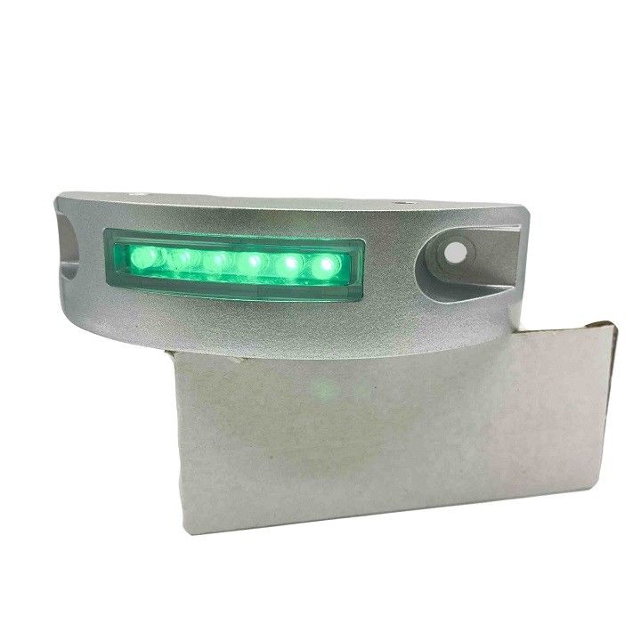 Żółty LED Aluminium Solar Road Stud Półksiężycowy kształt migające światła LED Marker