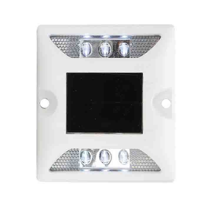 Żółte LED słoneczne przyciski drogowe Aluminium Wysokiej Widoczności Światło drogowe