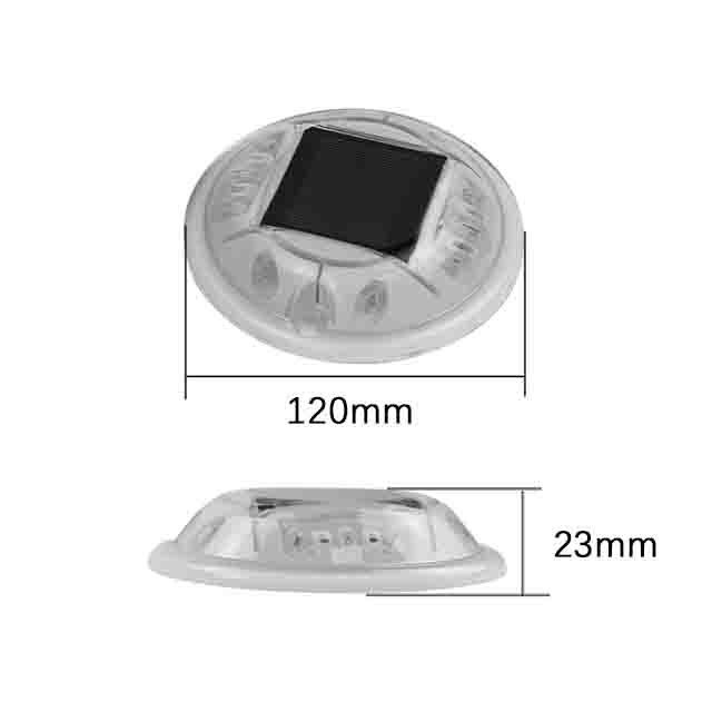 PC Plastikowe ostrzeżenie migające reflektor LED słoneczny LED sztylety drogowe światło oczu kota