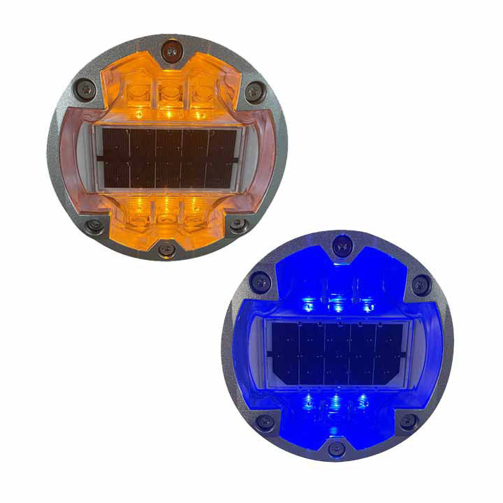 Ciężki IL300 LED słoneczne przyciski drogowe 10 mm średnica LED słoneczne kotkowe oko