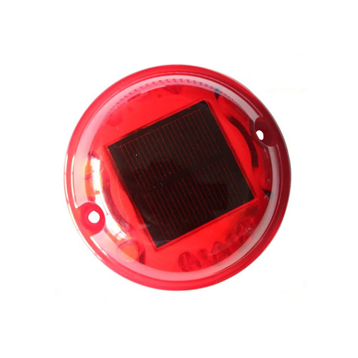 Okrągłe plastikowe słoneczne stożki drogowe odblaski drogowe zasilane energią słoneczną LED światło oczu kota