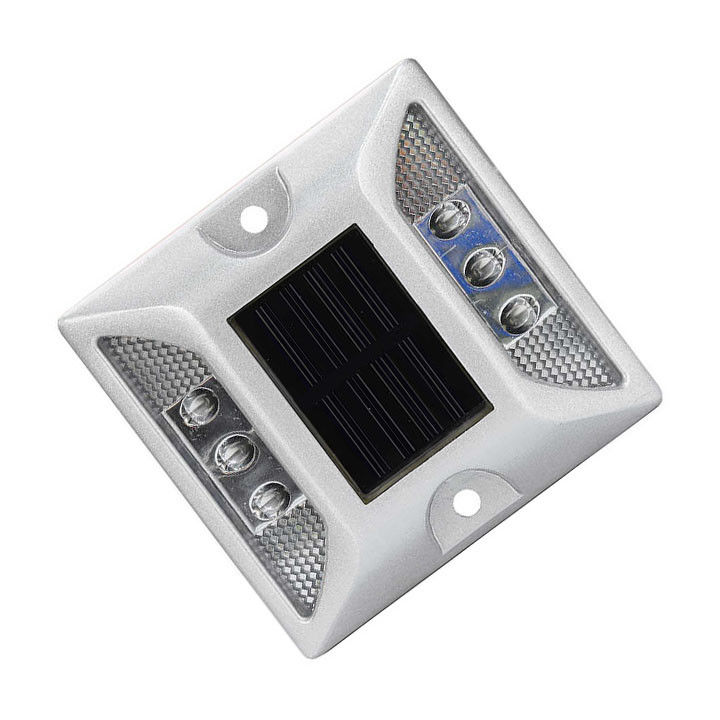 Aluminiowy LED Blinking Cat Eyes Road Stud Solar Reflective Indicator Marker Light