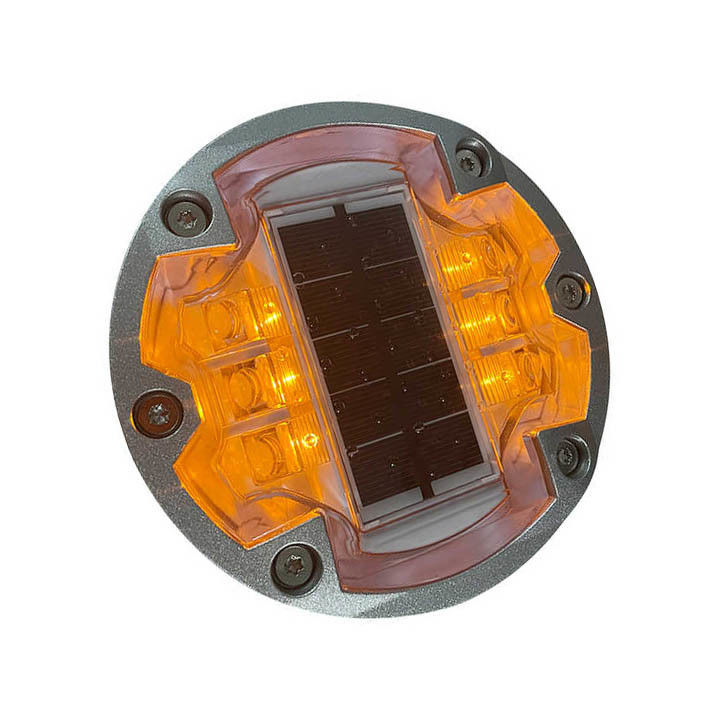 Kołki słoneczne typu „kocie oko” Aluminiowy odbłyśnik drogowy IP68 LED Światło obrysowe nawierzchni drogowej